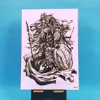 Татуировка Временная водостойкая, наклейка с короной и черепом, Большие Татуировки, темное ненастоящее тату, флэш-тату на руку, на руку для мужчин и женщин