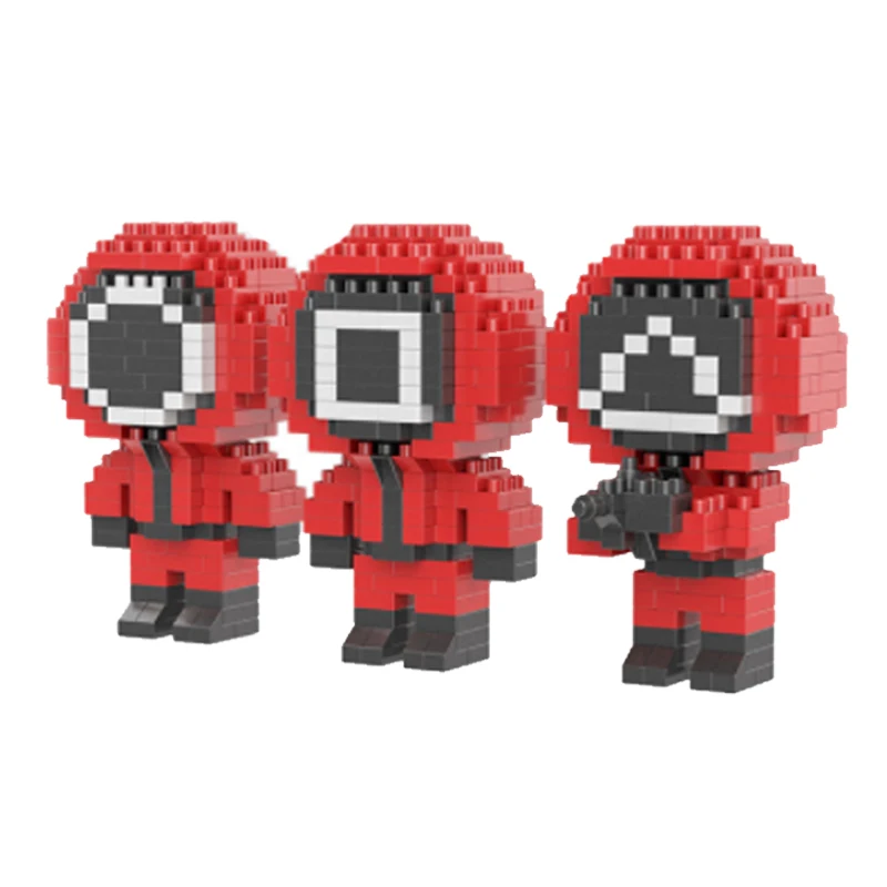 игра в кальмара Игровой конструктор кальмар Корейском стиле 3 шт. | Игрушки и