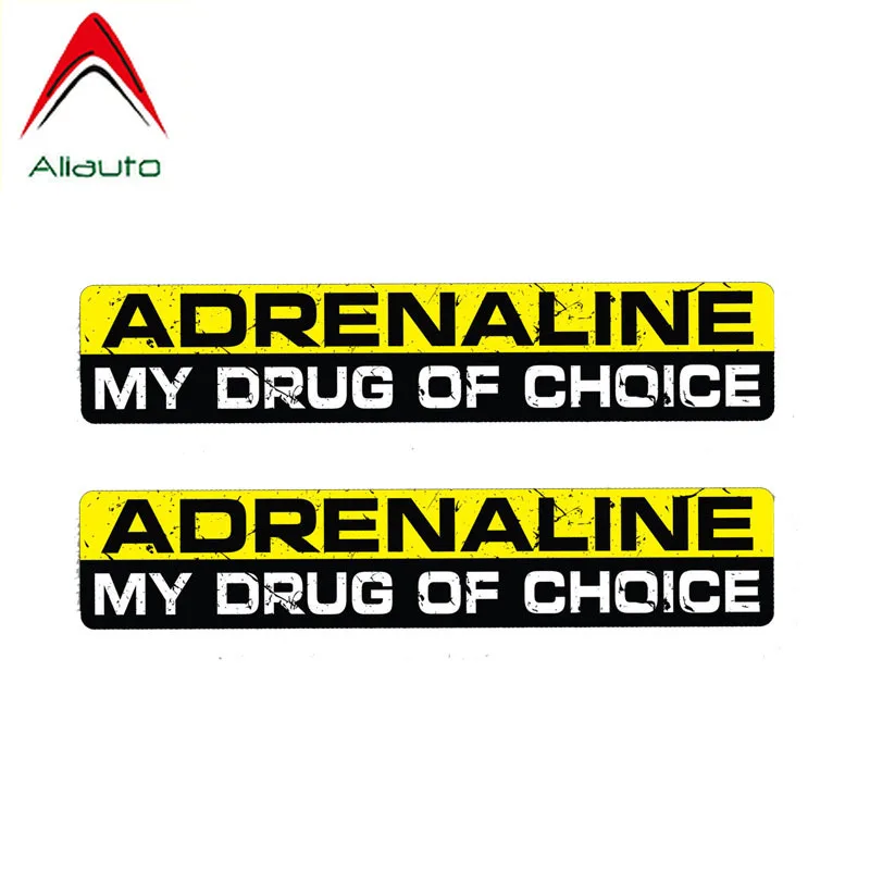Aliauto 2 X Предупреждение автомобиля Стикеры Адреналин мой) и Управления по контролю