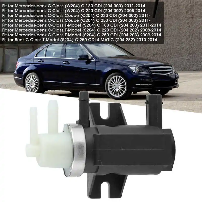 Вакуумный Соленоидный клапан A0091533128 подходит для Mercedes-Benz C-Class W204 C204 S204 supercharger |