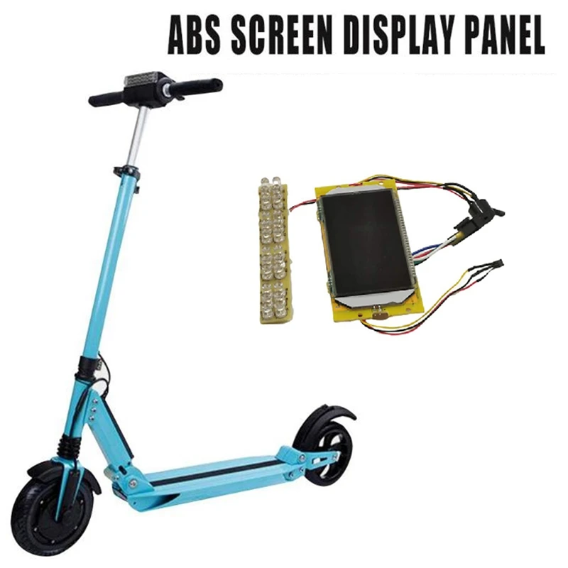 

Novel-36V Electric Scooter Display LCD Screen 8 Inches Electric Scooter Replacement Accessories Suitable for Kugoo S1 S2 S3