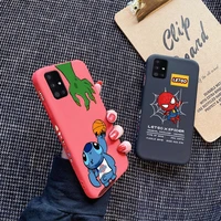 for samsung galaxy a51 4g a51 5g a52 5g a70 sam a70s a71 4g a71 5g a72 5g casing with cartoon characters back cover comic case