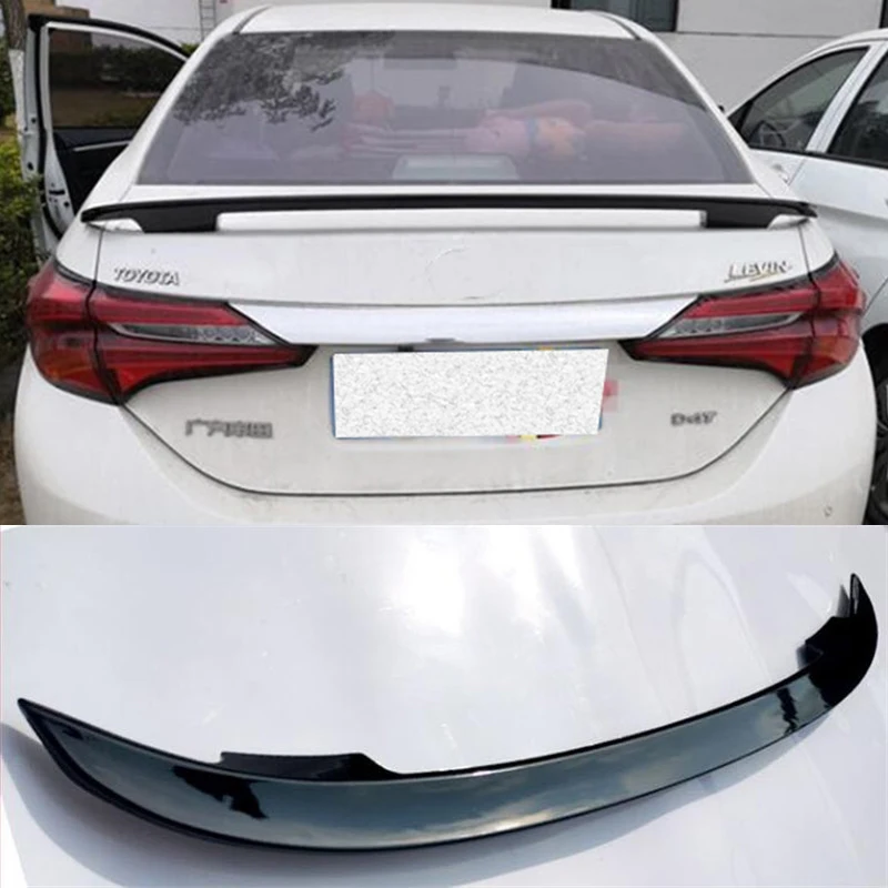 

CEYUSOT For CAR Trunk Universal Accessories Spoiler NEW OLD Toyota Corolla ABS Material Plastic Rear Lip Wing Tail Refit 129CM