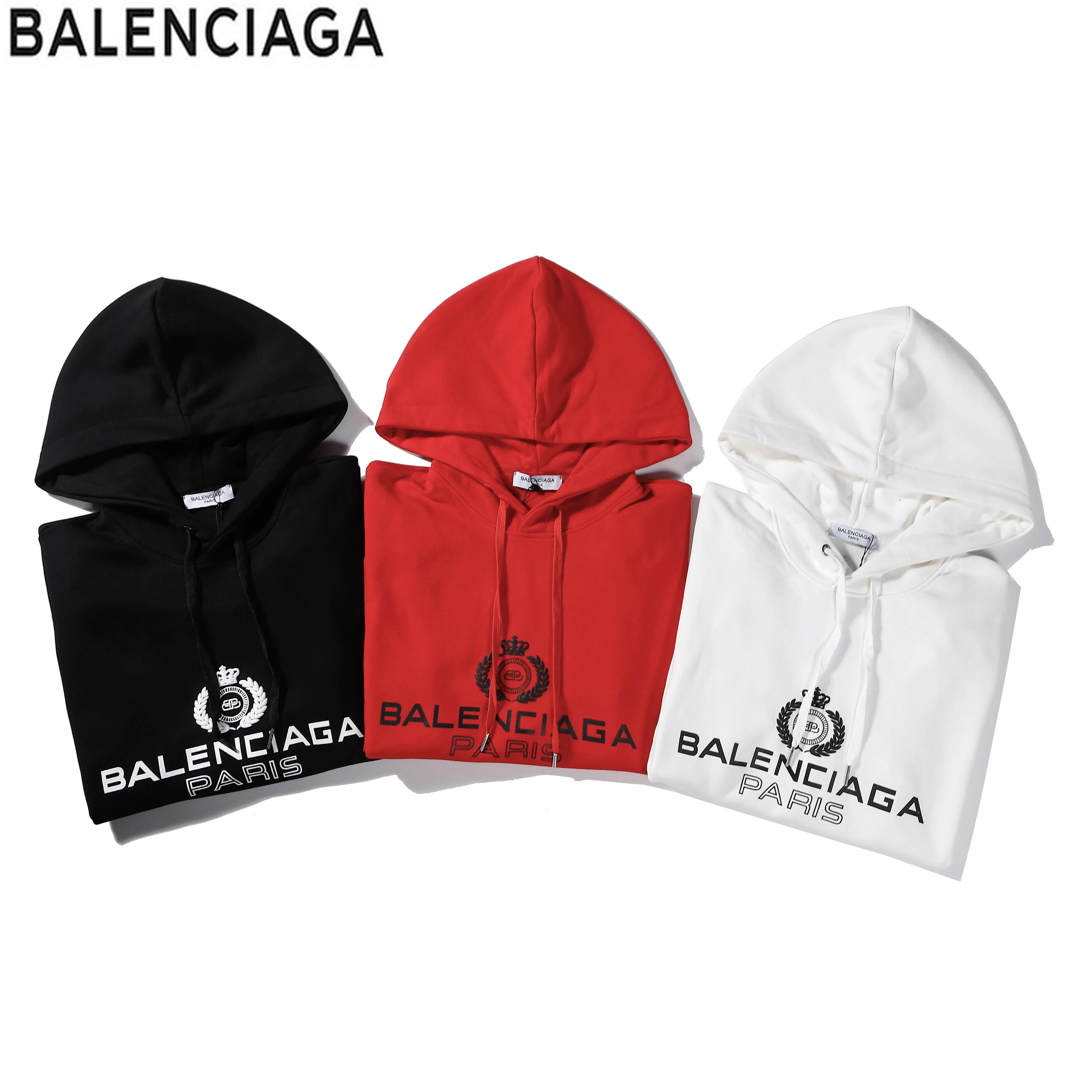 

New Balenciaga- Short sleeve T-shirt Unisex Hoodies Sweatshirts Outerwear Printed Sportswear Cotton Long Sleeved Women Men 3119