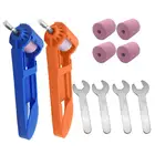 2-12,5 мм сверло, корундовый шлифовальный круг точильный камень для шлифовки (оранжевый), электроинструмент для полировки сверл, колесная дрель бит