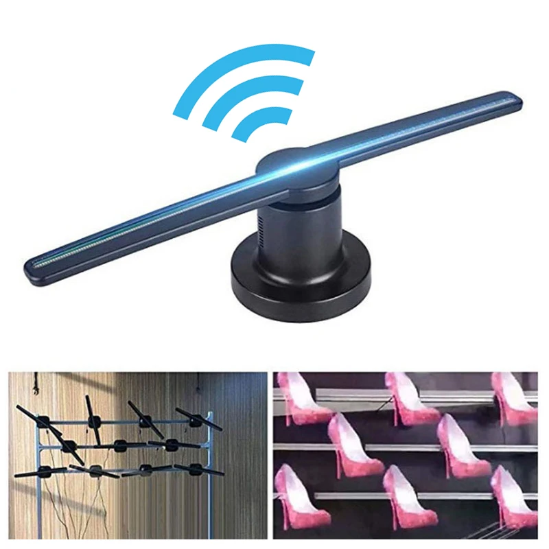 Wifi 3D голографический проектор вентилятор 224/384 светодиодный | Освещение