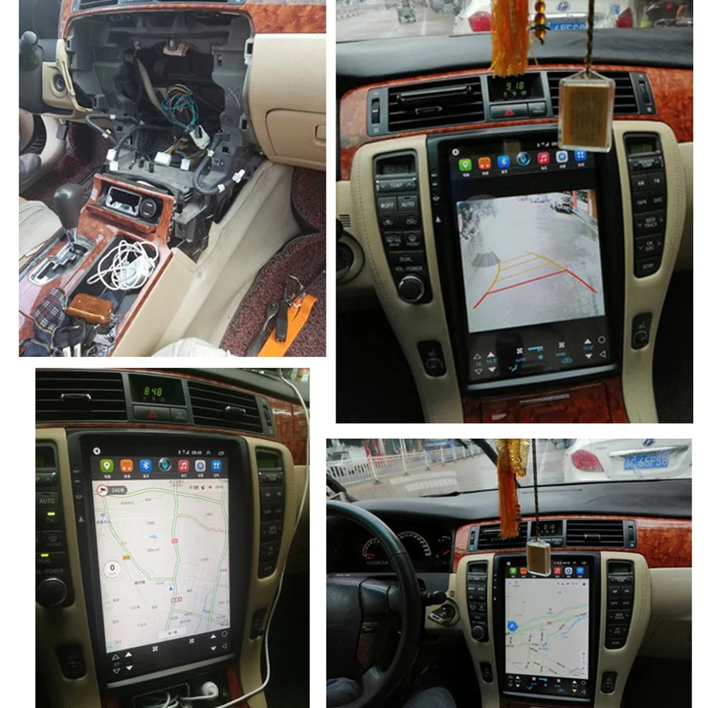 Автомобильный мультимедийный плеер стерео GPS DVD радио навигация Android экран для