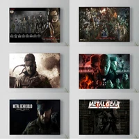 metal gear solid mgs video game home decoration wall art poster and print canvas art painting wall art pictures for living room