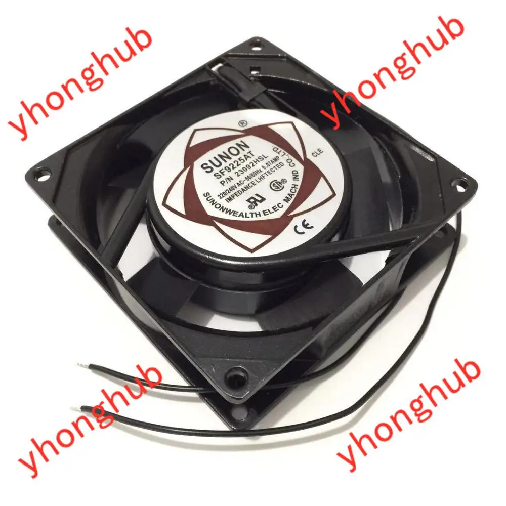 Вентилятор охлаждения сервера SUNON SF9225AT P/N23092HSL AC 220V 0.07AMP 90x90x25 мм|square fan|server fanfan sunon |