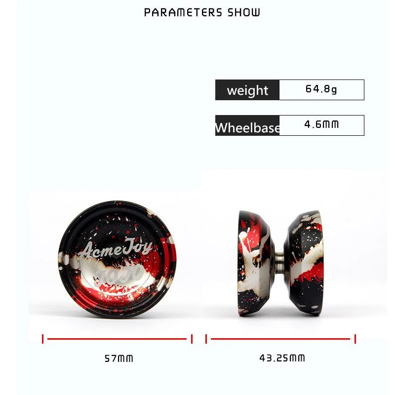 ACMEJOY YOYO 1A 3A 5A 6061 алюминиевый сплав металлический Профессиональный yoyo Novice продвижение yoyo