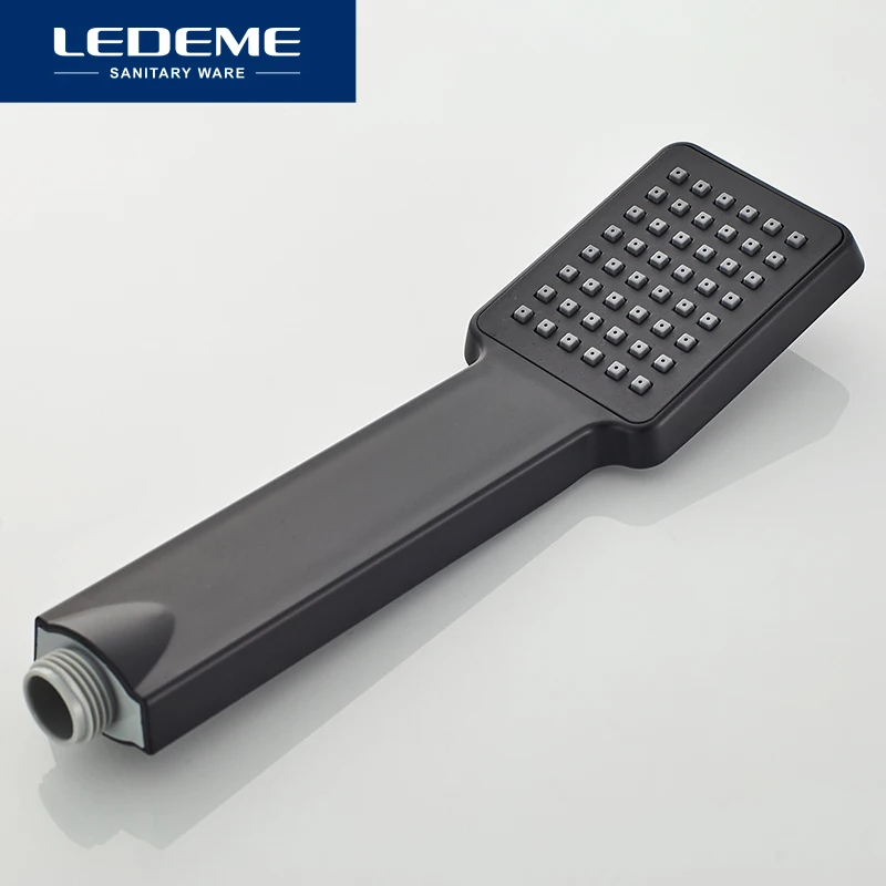 Набор смесителей для душа LEDEME L72433B черный смеситель с дождевой насадкой