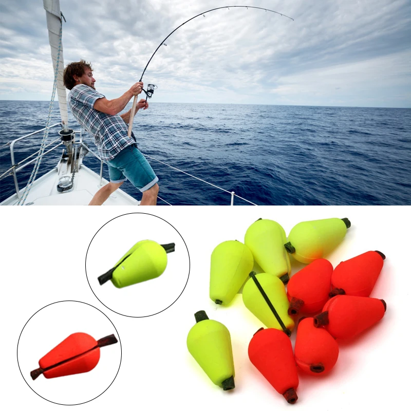 2 цвета поплавок Поролоновый индикатор удара для летучей рыбалки плавающие