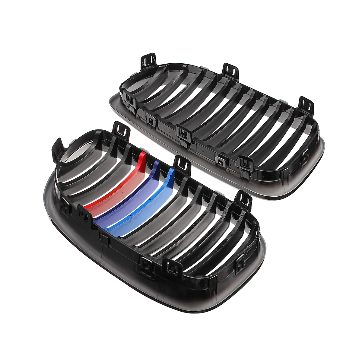 1 пара черный глянец M-Цвет спереди почек решетки для BMW E81 E82 E87 E88 118i 125i 135i 130i 120i 128i