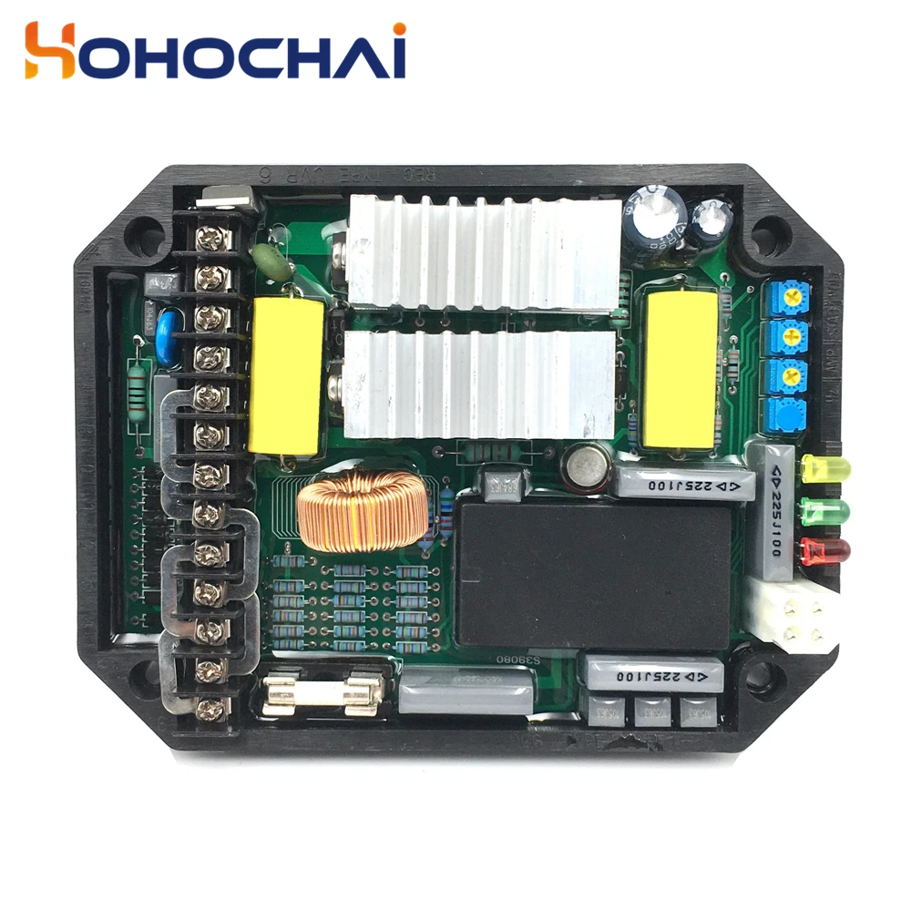 Regulador de Tensão Automático em Estoque para Mecc 3 Fase Peças Sobresselentes Avr Alte Gerador Uvr6 Dsr Sr7 Sr7-2 Der1