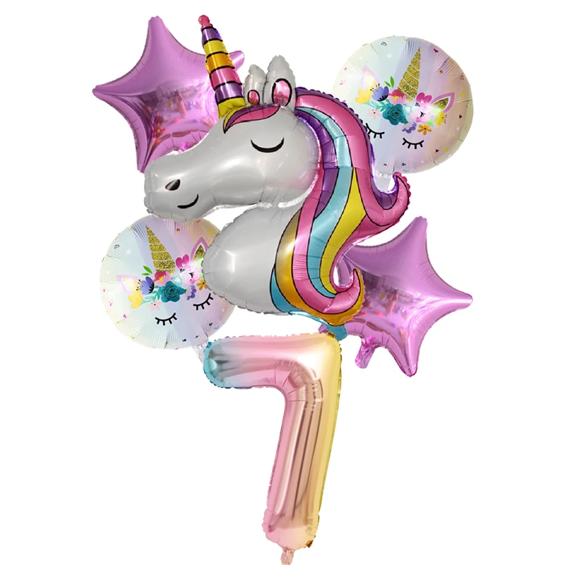 

Unicorn Foil Balloon Helium Balloon Latex Ballon Birthday Party Decorations Kids Golobos Unicorn Baby Shower Balloons New Year