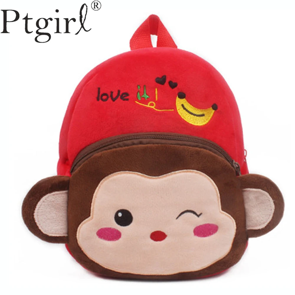 От 1 до 3 лет плюшевая мультяшная школьная сумка для девочек детский сад Минни