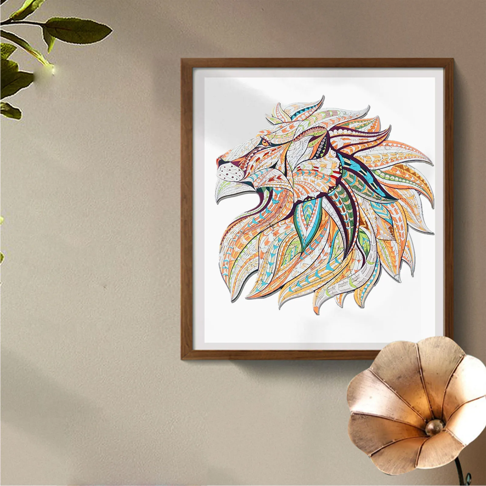 

Wooden Animal Puzzles For Adults Unique DIY Lion Puzzle Each Piece Is Animal Shaped Puzzles Christmas Gifts For Kids Jigsaw