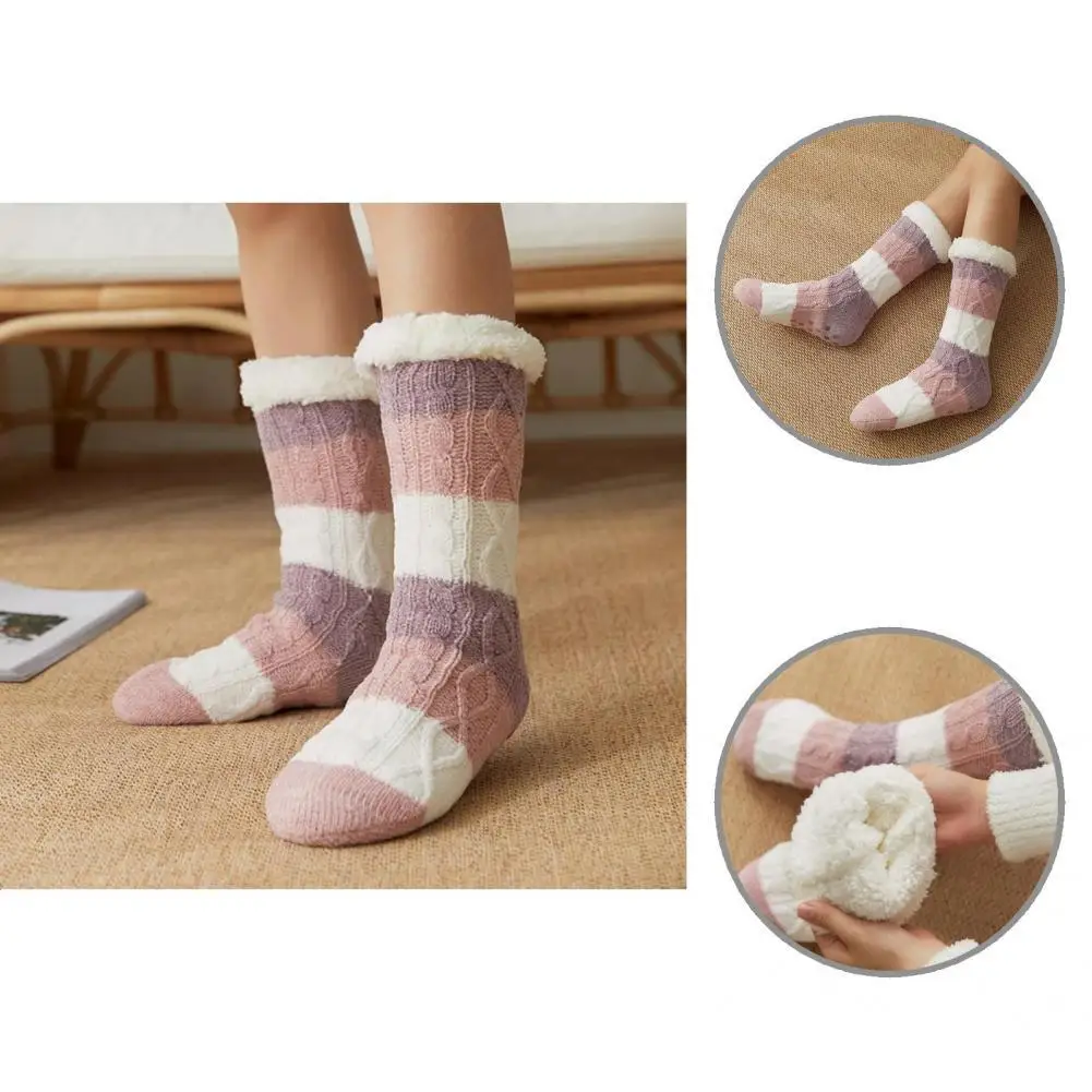 

Удобные износостойкие женские толстые нескользящие носки для пола для семьи