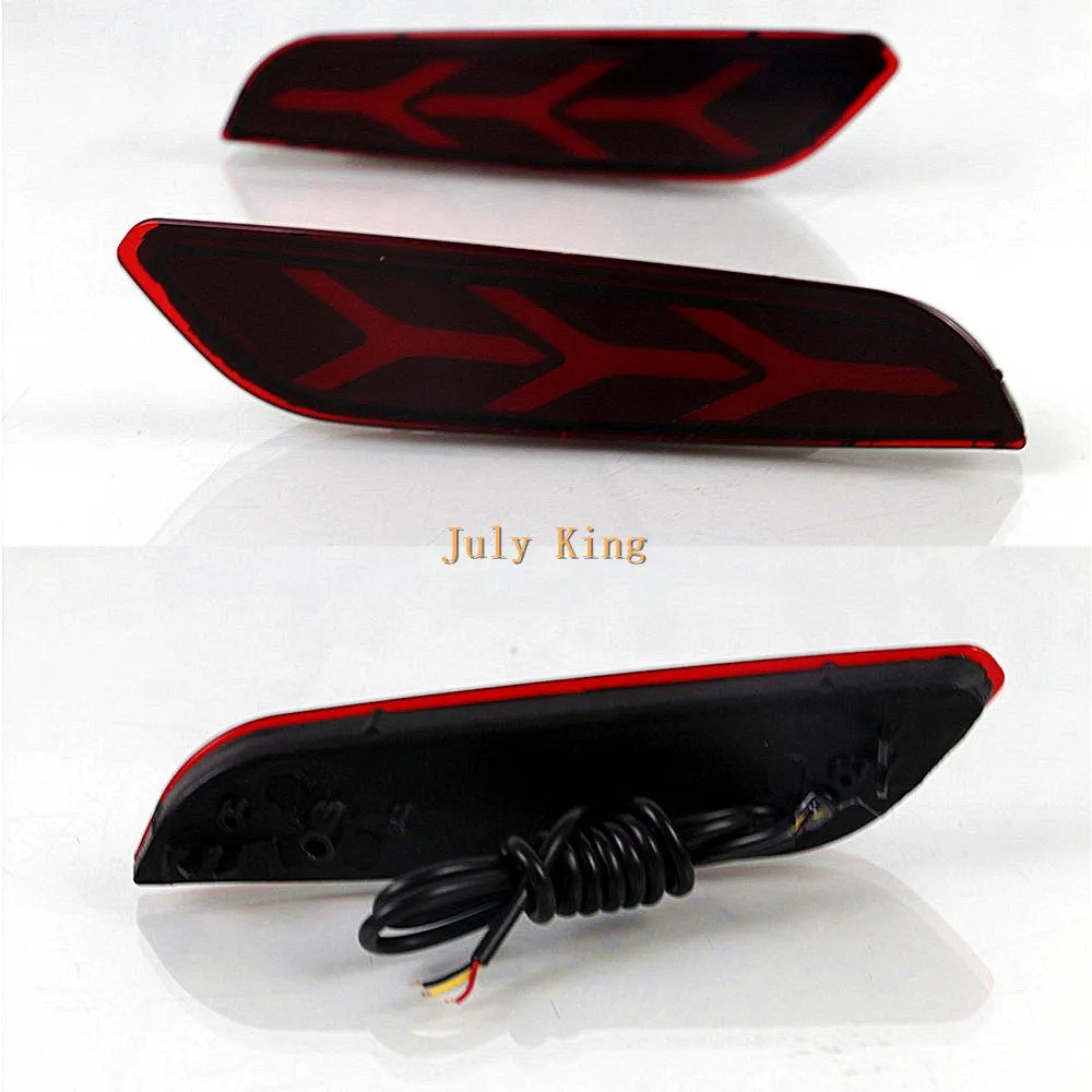 July King Car LED Brake Lights Case for Hyundai IX25 Creta 2017+ Light Guide light + Night DRL |