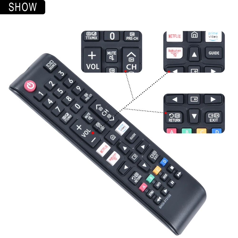 Новый телефон с дистанционным управлением для Samsung TV UE43RU7105 UE43RU7179 UE50RU7170U UE50RU7172U