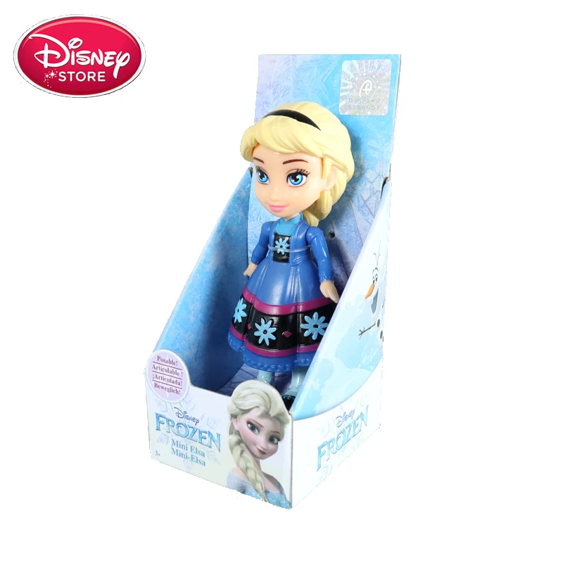 elsa Disney платье принцессы «Холодное сердце» 2 фигурка Анна Эльза, Белль София «Ариэль» карнавальные костюмы Белоснежки, Золушки Рапунцель Фигурки игрушки Рождественский подарок - Цвет: elsa