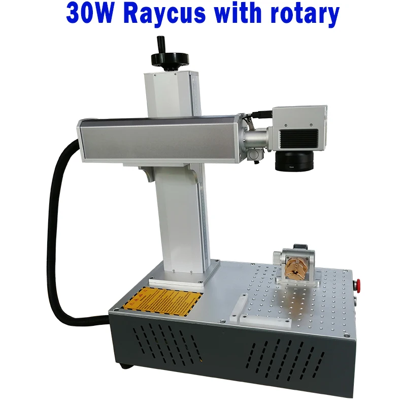 Лазерный гравировальный станок Портативный 30 волоконно лазерная маркировочная
