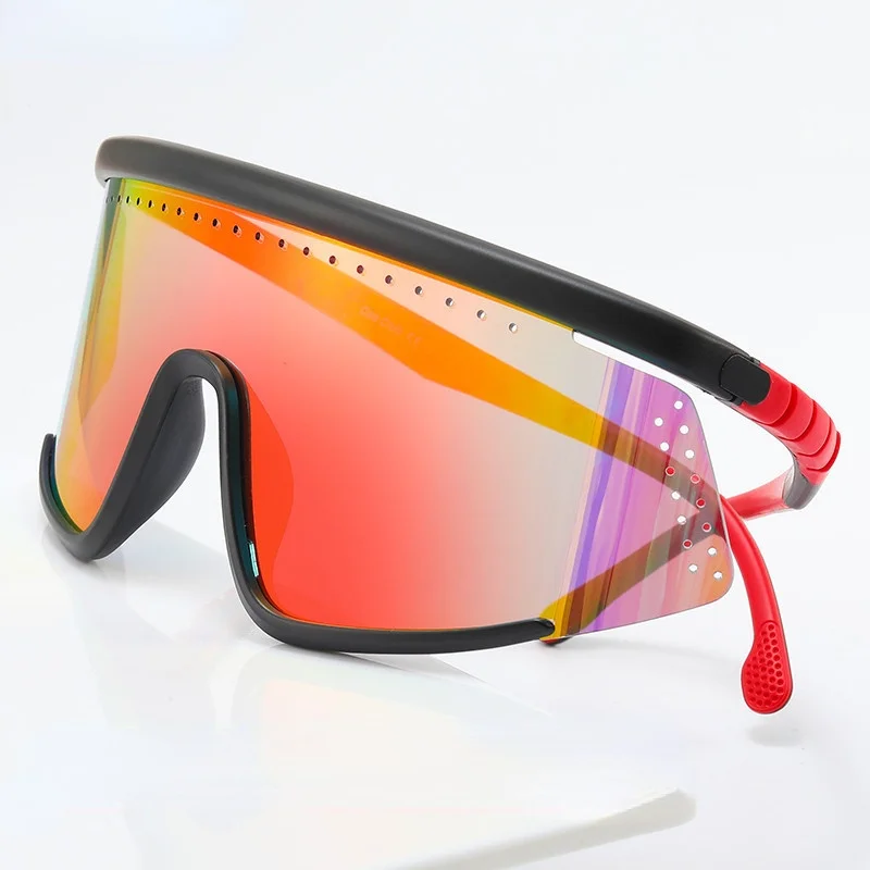 

Fashion Cycling Sunglasses Outdoor Goggles Sport Bike Running Large Frame Windshield Men Women Antifogging HD Sun Glasses