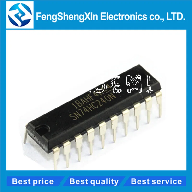 Новые оригинальные буферы и линейные драйверы SN74HC240N SN74HC240 74HC240N DIP 20 100