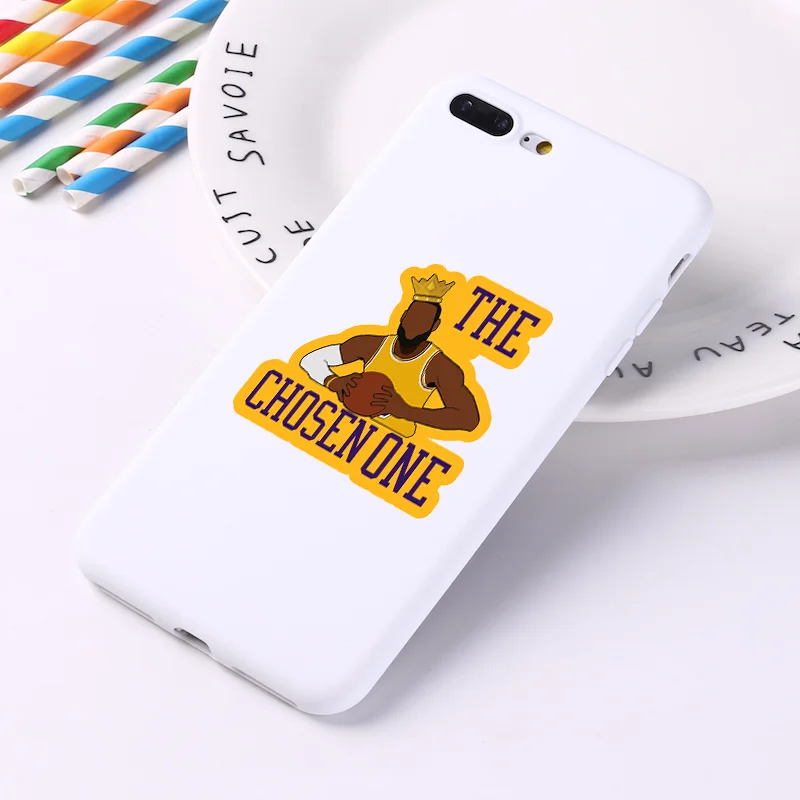 LeBron king James 23 Лос-Анжелес мягкий чехол для телефона из ТПУ чехол для iPhone11 pro 5 5S se 6 6s X Xs XR MAX 7 8 plus - Цвет: W-2294