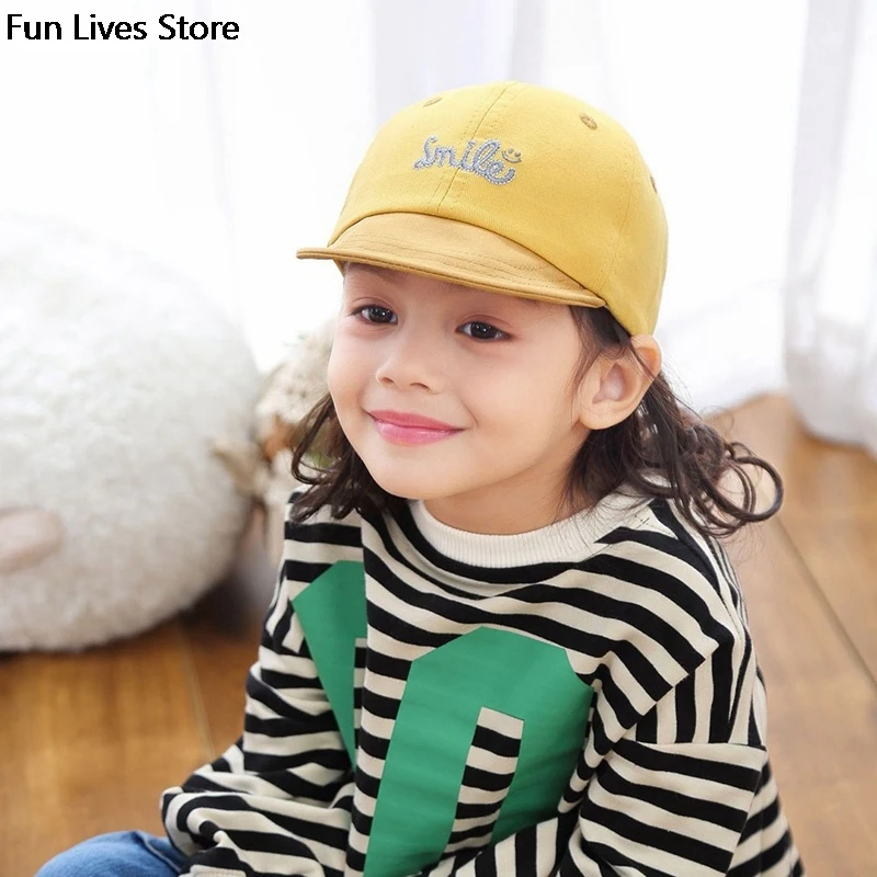 Children Canvas Visors Caps UV Protection Washable Visor Cap Kids Sunshade Beach Hats Girls Outdoor Summer Casual Wide Brim Hat |