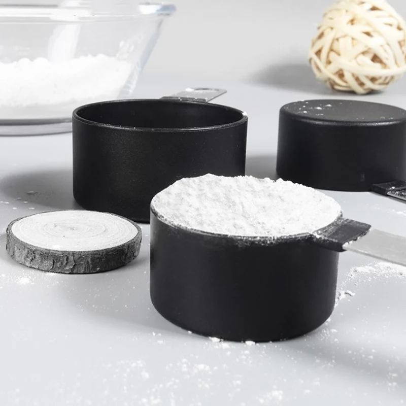 

8Pcs/Set Stainless Steel Measuring Cups Spoons Set Kitchen Baking Tools B99