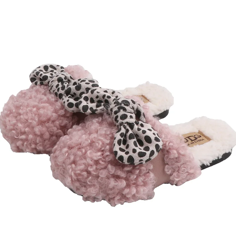 Детские домашние тапочки для девочек теплые бархатные шлепанцы дома зимы 21 30