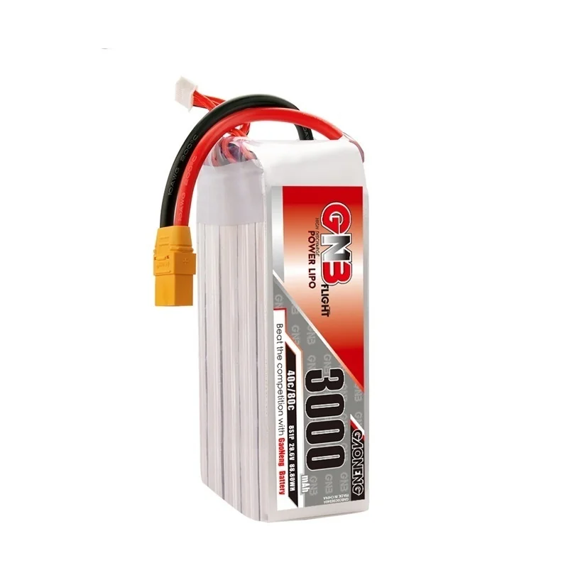 1-2pcs GNB 3000mAh 29.6V 8S 40C/80C Lipo Battery With T/XT60/XT90 Plug For RC Helicopter Quadcopter FPV Racing Drone Parts | Игрушки и
