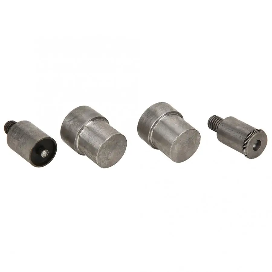 

4Pcs Snap Button Die Mould Silver Stainless Steel Replacement Kits for 651/633/831 tool parts