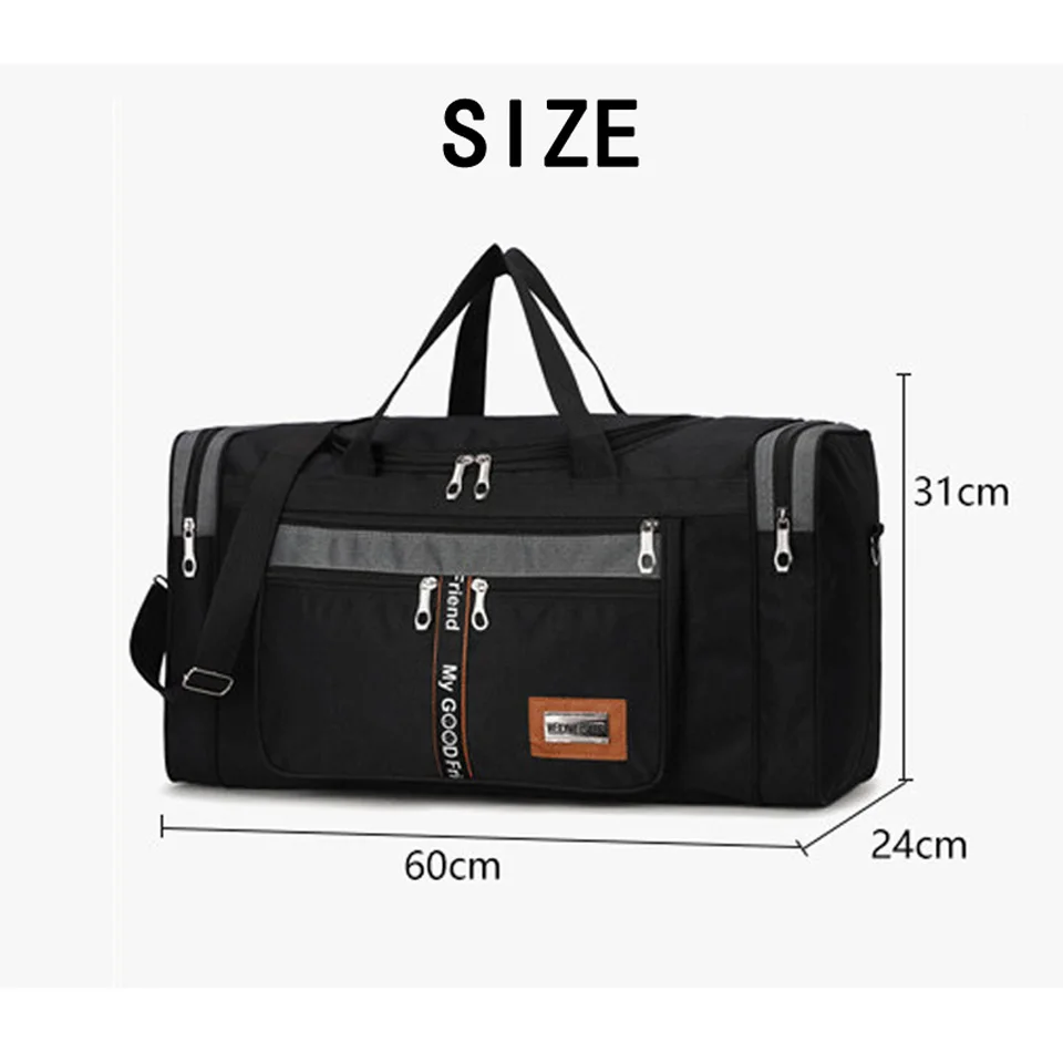 Вместительная дорожная спортивная сумка для багажа мужская тренировок в