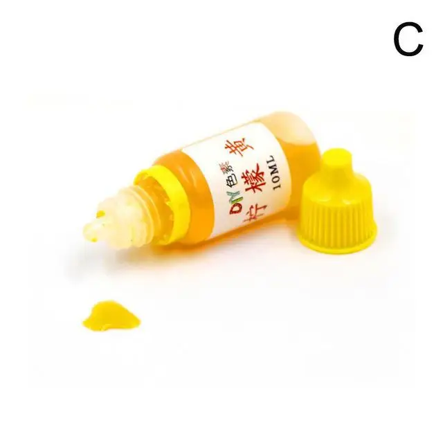 Yellow Diy краситель пигмент для слизи дополнение поставки прозрачная жидкость делая набор лизунов Полимерная глина модель Искусство Кристалл игрушка для песочницы для детей - Цвет: Yellow