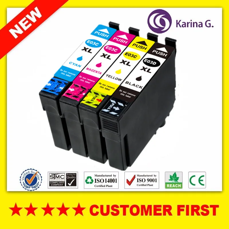 Совместимость для T03D T03C чернильный картридж Epson рабочей силы WF-2861 | Компьютеры и