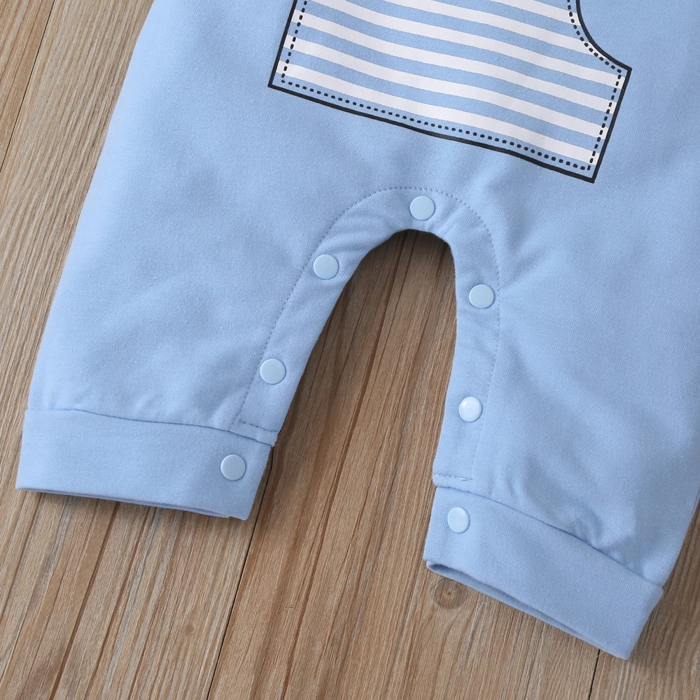 Новинка для новорожденных Одежда малышей мальчиков и девочек в полоску