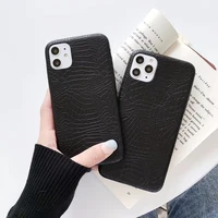 leather cover for iphone 11 12pro max x xs max xr case crocodile snake skin back cover case for iphone 6 6s 7 8plus phone bags