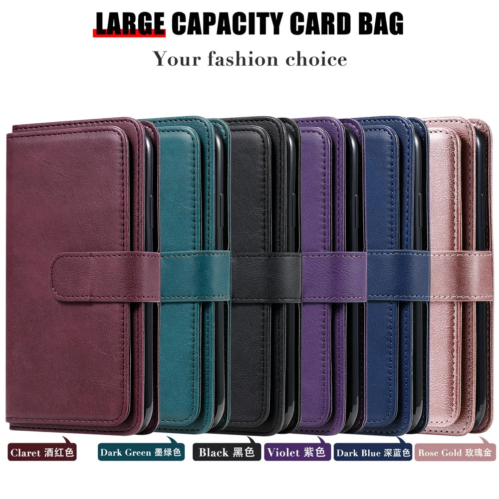 Flip Leather Case For Xiaomi Mi POCO F4 X3 GT M3 M4 F3 12 11 10T Lite Redmi 9A 9C Note 10 9 S 11T 9T 8 Pro Max Wallet Card Cover
