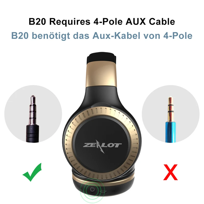 Фанатик B20 Bluetooth наушники с HD звук бас стерео Беспроводной микрофоном для iphone samsung