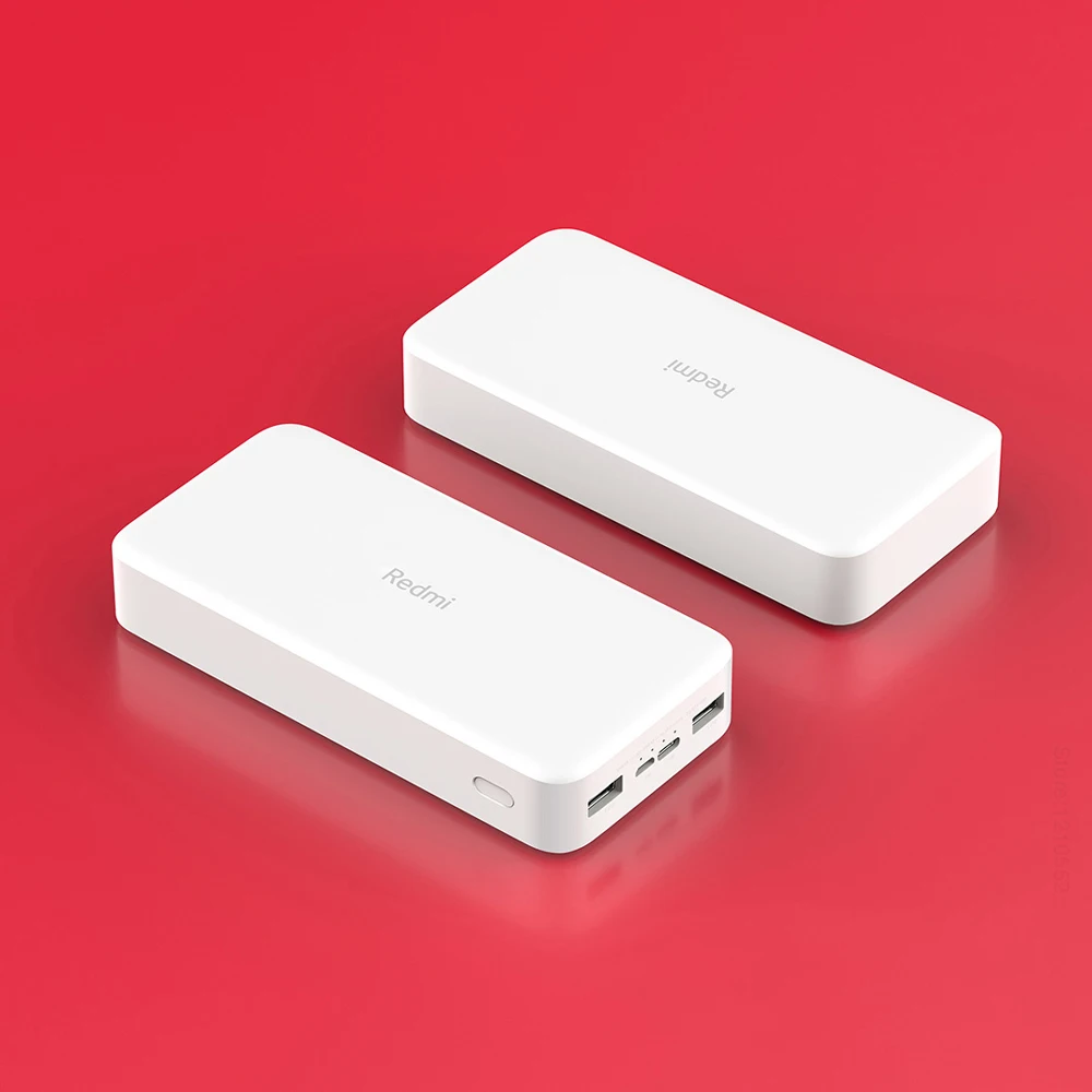 Xiaomi Redmi Power Bank 20000mAh 18W Fast Charging USB Type-C Portable Battery Dual Input Output Two-Way Mobile Phone Charger | Мобильные