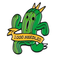 db906 cactus movie enamel pins cartoon brooches lapel pin shirt bag badge plants jewelry gifts for the new year