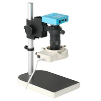 sony imx307 1080p video microscope camera 100x 180x 300x zoom c mount lens 56 led ring light industrial soldering tool kit