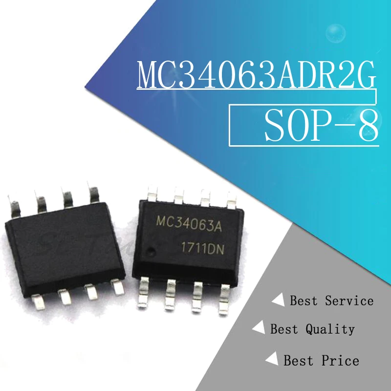 10 шт. MC34063ADR2G MC34063 MC34063A 34063 SOP-8 | Электронные компоненты и принадлежности