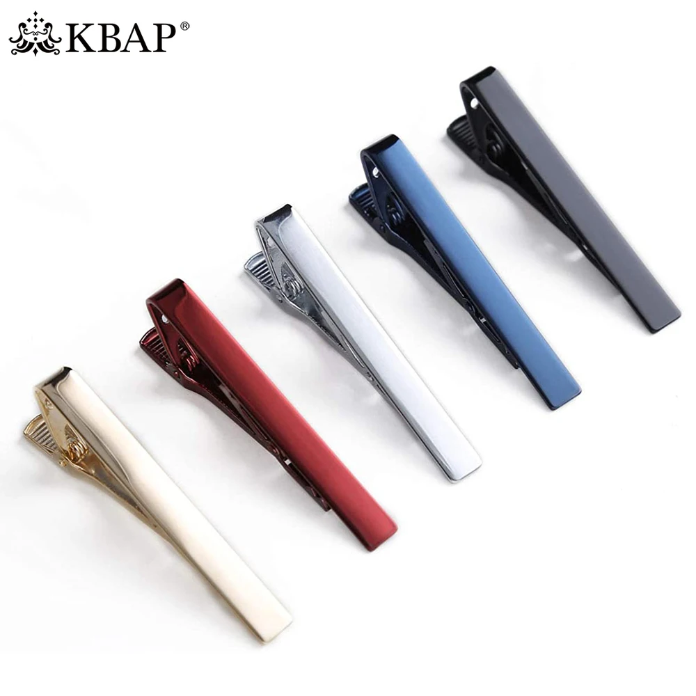 KBAP мужские Зажимы для галстука Металлические зажимы обычного застежка зажим