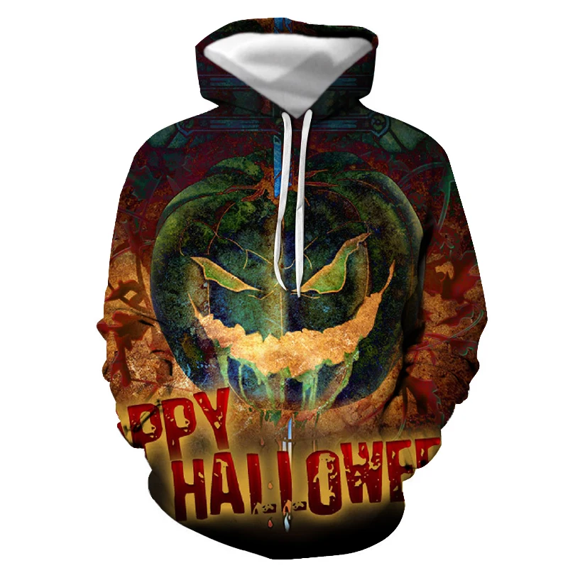 Хип-хоп стиль череп Джек печать дамы 3D Толстовка Хэллоуин подарок Красный