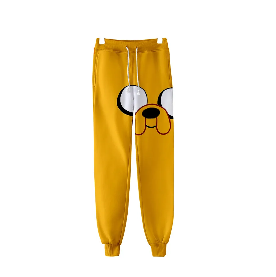 Adventure Time Finn And Jake собака уход за кожей лица 3d тренировочные брюки модные для бега