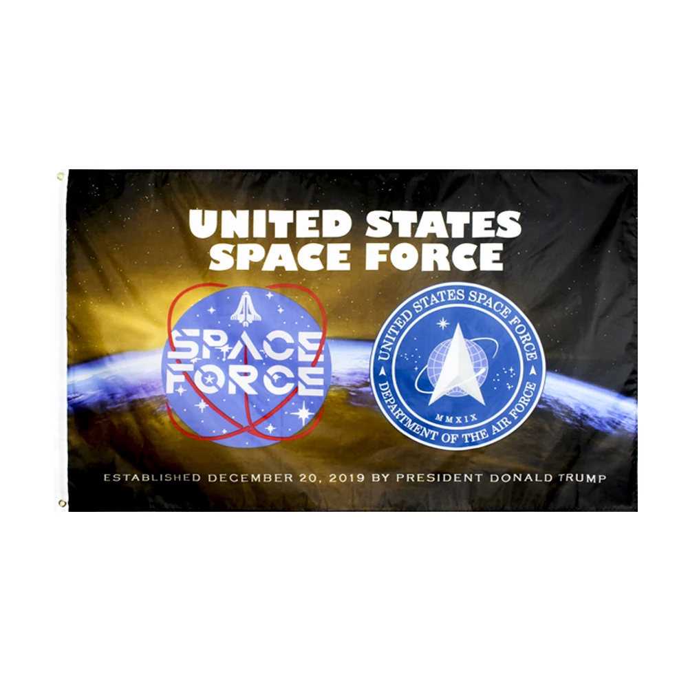 

2021 90x150cm United States Space Force US SPACE FORCE Flag for Decoation