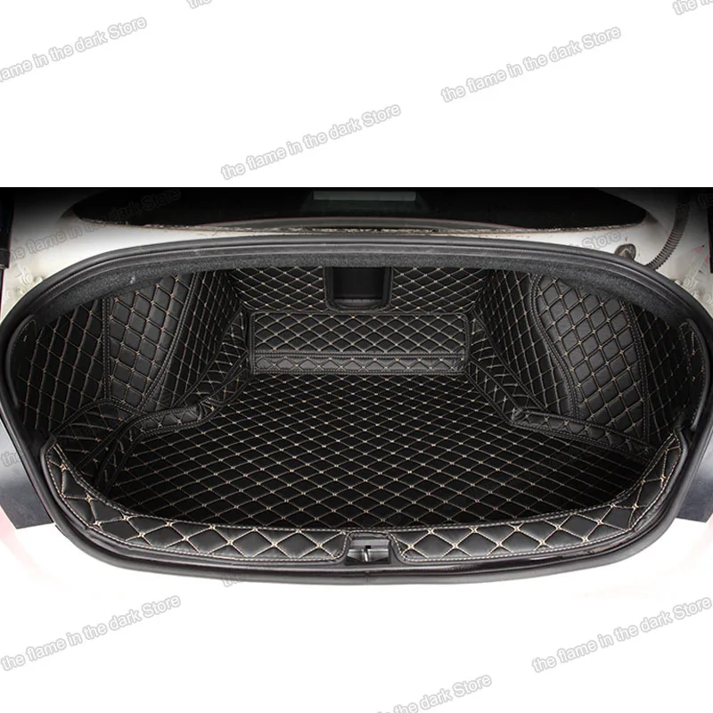 

Leather Car Trunk Mat Cargo Liner for infiniti q50 2015 2016 2017 2018 2019 2020 boot rear accessory interior nissan skyline